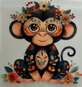 A2 UV DTF DECAL MONKEY