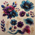 E-F8 UV DTF ELEMENT FLORAL
