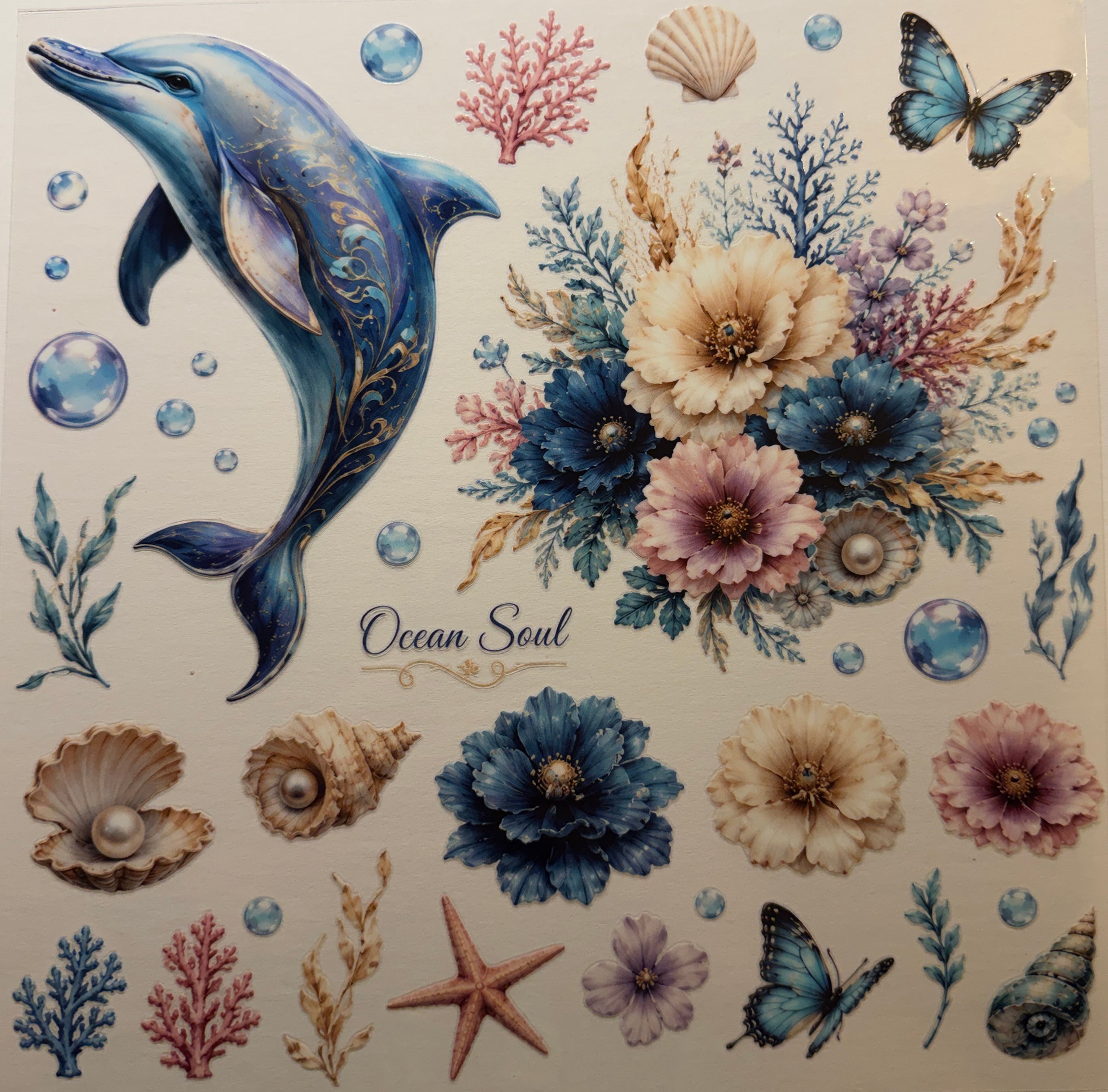 E-SEA2 UV DTF ELEMENT DOLPHIN