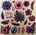 E-F5 UV DTF ELEMENTS FLOWERS