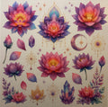 E-F7 UV DTF ELEMENT FLOWERS