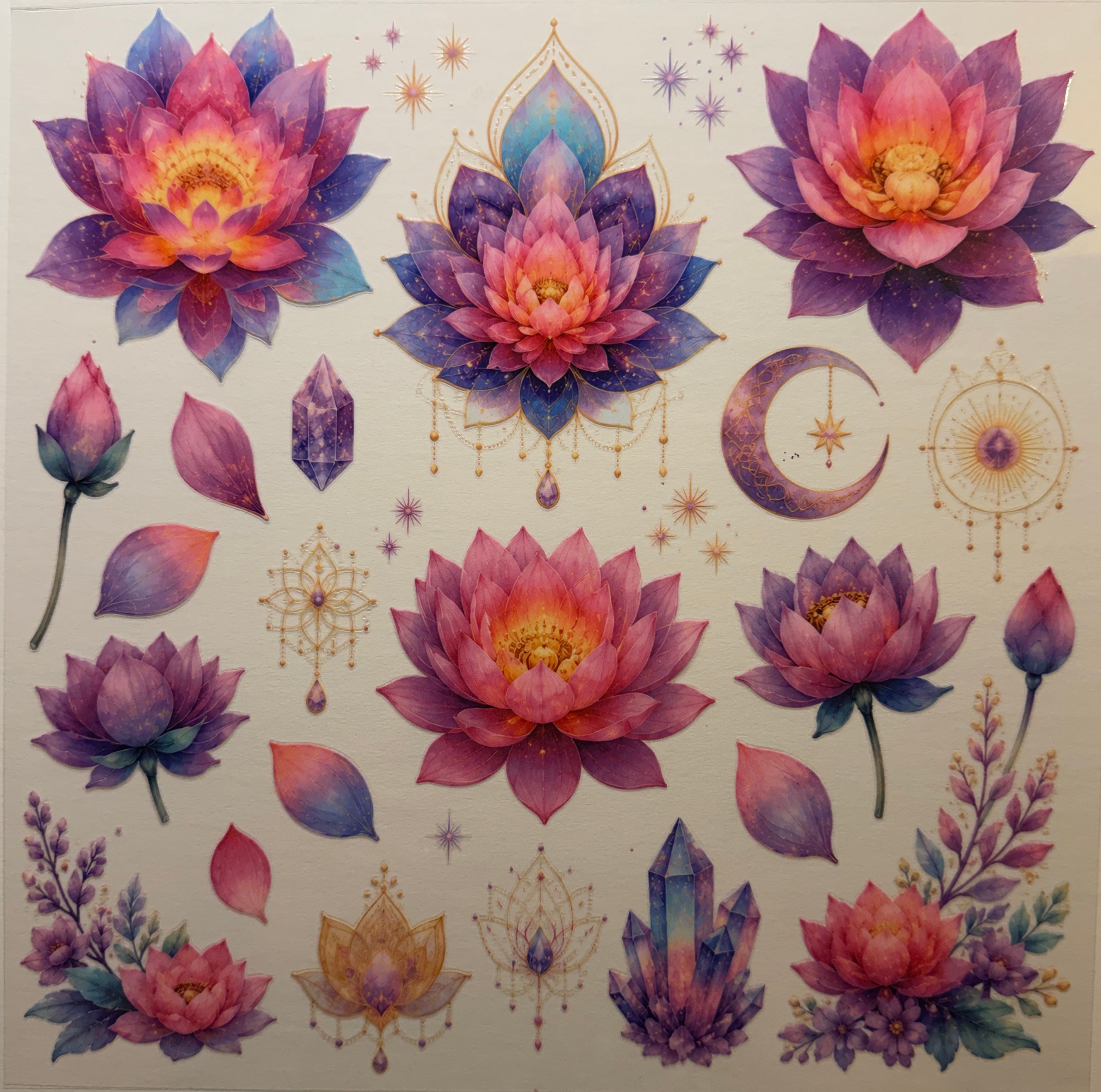 E-F7 UV DTF ELEMENT FLOWERS