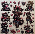 E-A3 UV DTF ELEMENT RACCOON