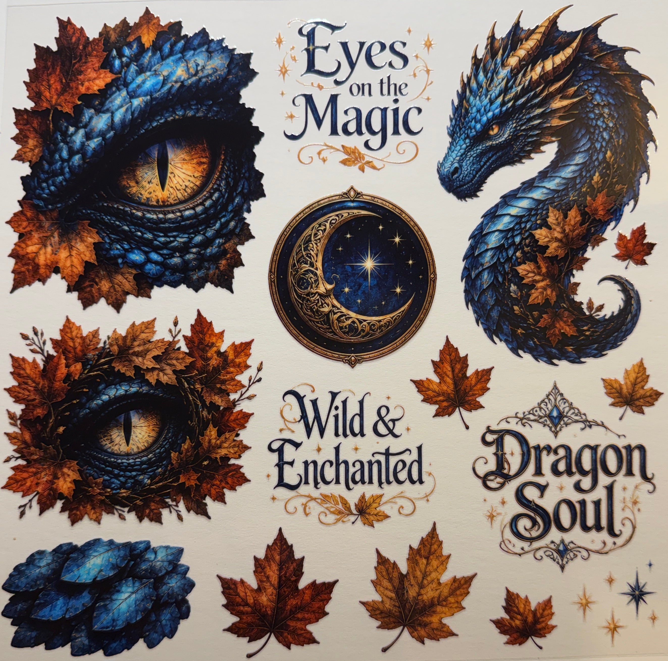 E-MY5 UV DTF ELEMENT DRAGON