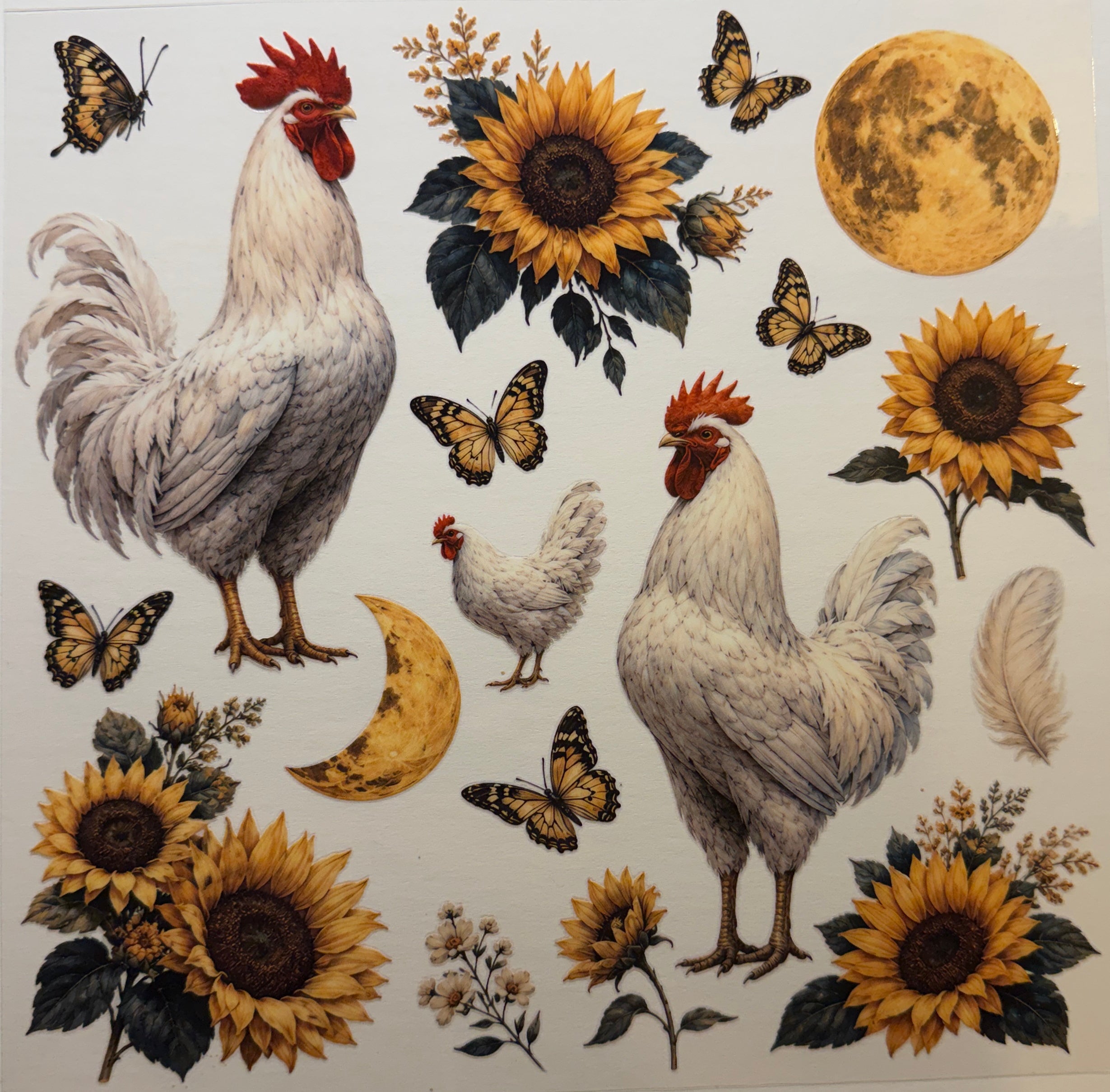 E-A2 UV DTF ELEMENT CHICKENS