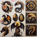 E-MY3 UV DTF ELEMENT DRAGON