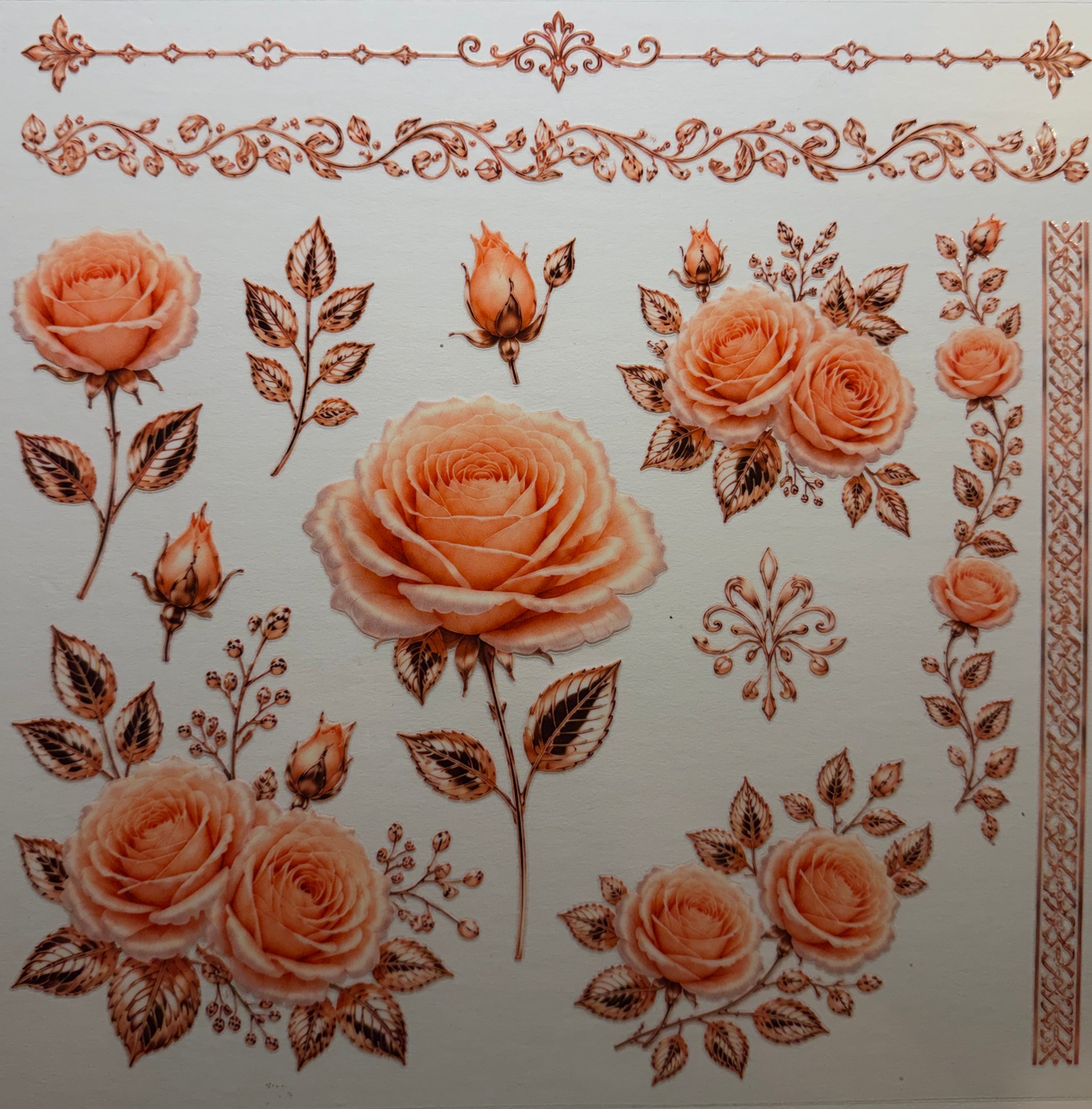 E-F1 UV DTF ELEMENT FLOWERS