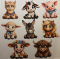 E-A4 UV DTF ELEMENT ANIMALS