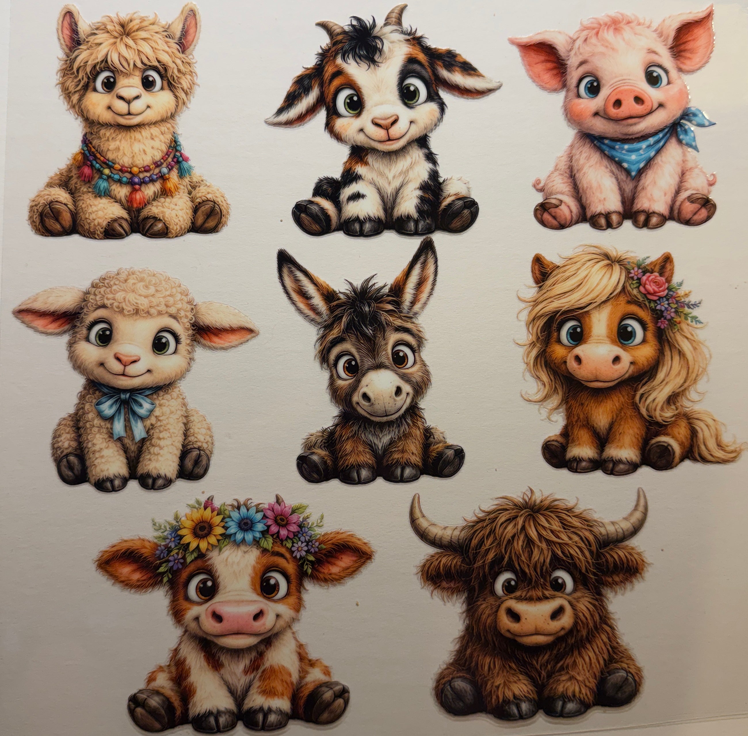 E-A4 UV DTF ELEMENT ANIMALS