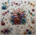 E-I4 UV DTF ELEMENT DRAGONFLIES