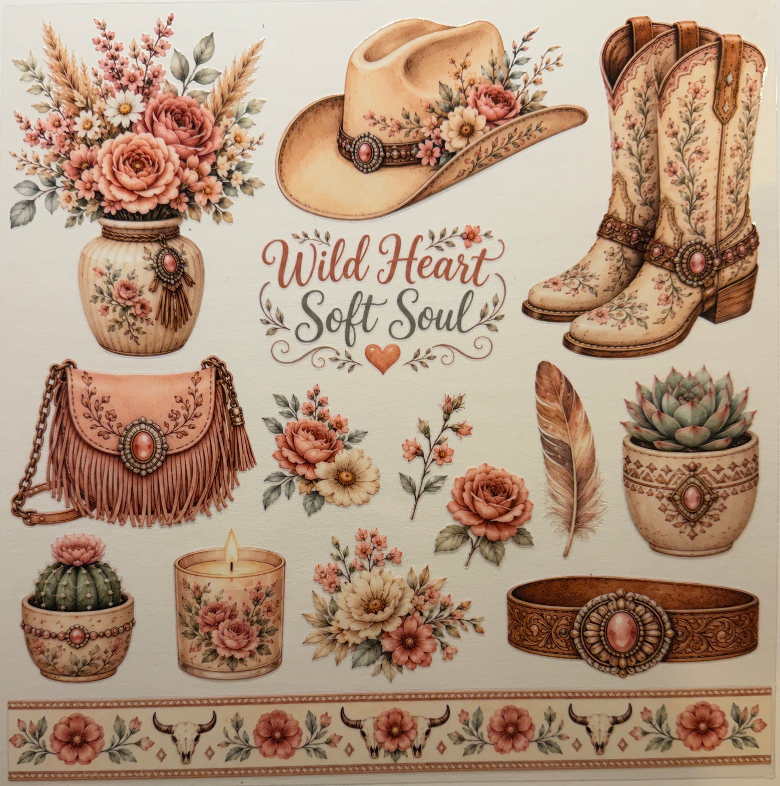 E-W1 UV DTF ELEMENT WESTERN